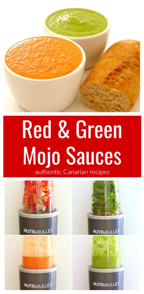 Canarian Islands Food, Red Mojo Sauce Recipe, Mojo Sauce Recipe, Mojo Sauce, Potato Sauce, Vegan Sauce Recipes, Nutribullet Recipes, Hot And Spicy, Vegan Sauces