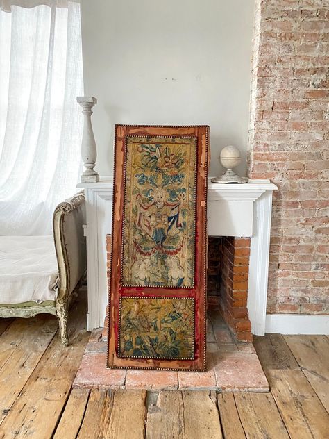 Classical Mythology, Upholstery Tacks, Room Screen, French Fabric, Tapestry Art, Louis Xiv, Antique Textiles, Baroque Fashion, Wooden Board