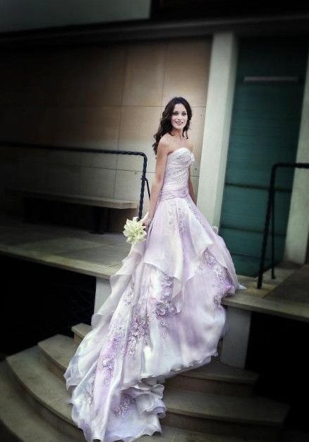 Violet Purple Wedding Dress Lilac Wedding Dress, Wedding Dress Mermaid Lace, Wedding Dress 2013, Purple Wedding Dress, Lilac Wedding, Wedding Dresses 2014, Lavender Wedding, Colored Wedding Dresses, A Wedding Dress