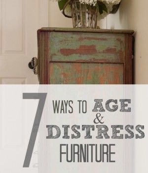 There a million different ways to age a piece a piece.  I have used probably a dozen different techniques and products to achieve my desired finishes, so today I thought I would share with you 7 ways that I age and distress furniture. Paint Remover This technique works if the piece has been repainted numerous … Wax Paper Transfers, Distress Furniture, Furniture Rehab, Distressed Furniture, Refurbished Furniture, Furniture Restoration, Paint Furniture, Redo Furniture, Repurposed Furniture