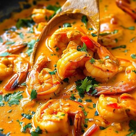 Easy Coconut Shrimp Curry Easy Coconut Shrimp, Thai Coconut Shrimp, Coconut Shrimp Curry, Coconut Curry Shrimp, Shrimp Marinade, Shrimp Curry, Seafood Recipes Healthy, Curry Shrimp, Healthiest Seafood