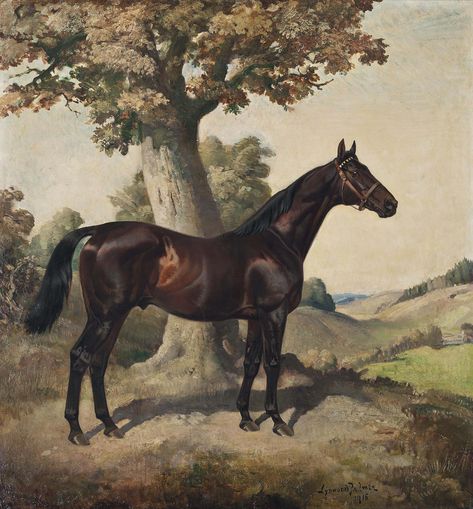 James Lynwood Palmer (1868-1941) | Ethelbruce, by Galopin and Miss Ethel | Paintings, oil | Christie's Vintage Animal Photos, Vintage Horse Painting, Horse Portraits, Horses Art, Horse Oil Painting, Horse Paintings, Tally Ho, Horse Illustration, Horse Artwork