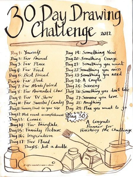 Here are a bunch of ideas to challenge yourself to a drawing each day for a month. Some of them have the same ideas, so you can just choose your own. This would be awesome to do with one of your ki… Comics Sketch, Doodle Challenge, 30 Day Art Challenge, Classe D'art, 30 Day Drawing Challenge, Drawing Ideas List, Best Friend Day, Friends Day, Drawing Prompt