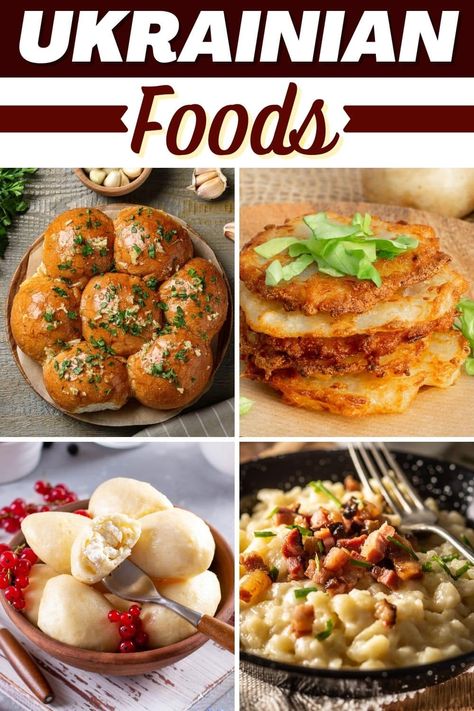 15 Authentic Ukrainian Foods Ukranian Side Dishes, Ukraine Recipes Ukrainian Food, Ukrainian Side Dishes, Easy Ukrainian Recipes, Ukrainian Meatballs, Ukranian Recipe, Ukrainian Dinner, Ukraine Recipes, Ukraine Food