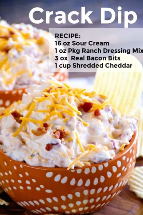 Easy Chip Dip, Cold Dip, Cold Dip Recipes, Recipes For A Crowd, Sour Cream Dip, Cream Dip, Appetizers For A Crowd, Dip Recipes Easy, Party Appetizers Easy