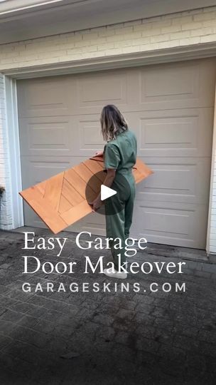 1.5K views · 33 reactions | Transform Your Garage Door | 🙌 Elevate the look of your home's exterior with GarageSkins lightweight, magnetic panels. 
Our collection comes in a variety of designs to fit any home... | By GarageSkins, Inc. | Facebook Magnetic Garage Door Panels, Garage Door Panels, Garage Door Makeover, Door Makeover, Garage Door, Lake House, House Exterior, Garage Doors, Magnets