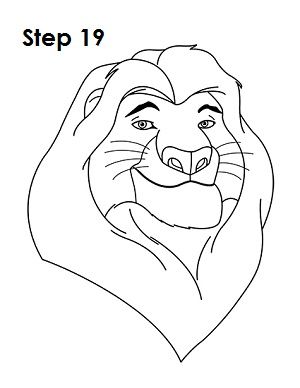 Mufasa Lion King 19 Mufasa Lion King, Lion King Coloring Pages, Draw Lion, King Drawing, Lion King Drawings, Lion King Movie, Cartoon Drawing Tutorial, Roi Lion, Disney Art Drawings