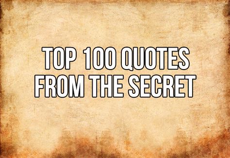 Top 100 Quotes From “The Secret” : In5D Esoteric, Metaphysical, and Spiritual Database Quotes From The Secret, Spirituality Meditation, Quotes Spirituality, 100 Quotes, Secret Book, Secret Quotes, Attraction Quotes, Mind Power, The Secret Book