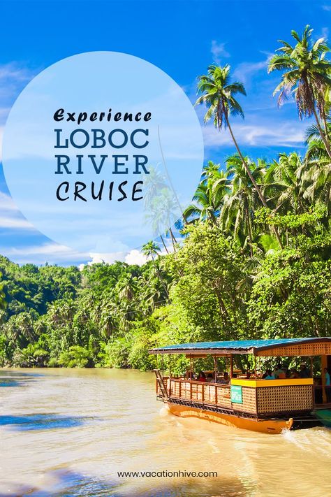 Enjoy Loboc River Bohol for a memorable vacation. Try River cruise and other things to do in Loboc River on your next vacation in Bohol. River Cruise, Bohol, River Cruises, Tourist Destinations, Philippines, Places To Go, Travel Tips, Things To Do, How To Memorize Things