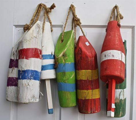 Incorporate our bouy?                                                                                                                                                                                 More Paint Party Ideas, Lobster Buoys, Shot Film, Deco Marine, Nautical Inspiration, Nautical Crafts, Lake Decor, Lake Living, Beach House Style