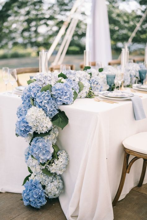 Liz & Jason - Luxury Wedding Photographer Blue Hydrangea Wedding, Baby Blue Weddings, Hamptons Wedding, Blue White Weddings, Nantucket Wedding, Hydrangeas Wedding, East Coast Wedding, Something Blue Wedding, Blue Themed Wedding