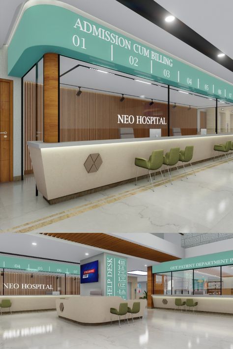 A aneak peak into Hospital Interior done by Design Insignia Noida Hospital Interior, Hospital Design, Affirmations, Quick Saves, Design