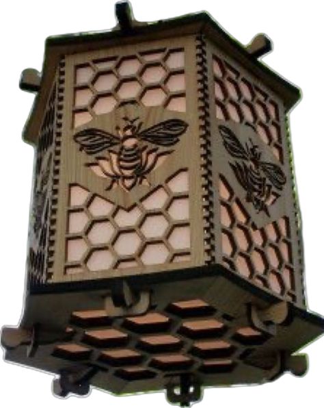 Honeycomb Lantern, Wooden Honeycomb, Honey Bee Decor, I Love Bees, Bee Honeycomb, Bee Garden, Bee Inspired, Bee Mine, Bee Crafts