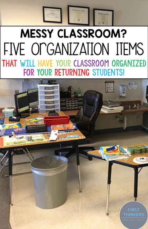 Have a messy classroom is no fun for anyone. Use the 5 items listed in my post to have your classroom clean, organized, and easy to find things for both you and your students. Messy Classroom, Word Wall Classroom, Bulletin Boards Diy, Organization For Teachers, Classroom Storage Solutions, Clean Classroom, Positive Classroom Management, Productivity Ideas, Classroom Arrangement