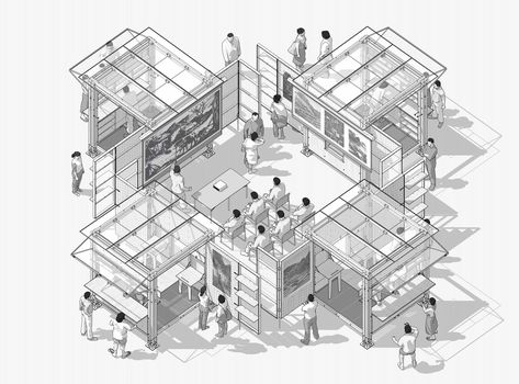 Mobile Structure, Module Architecture, Mobile Architecture, Cabin Plan, Urban Design Architecture, Modular Housing, School Of Architecture, Adaptive Reuse, Roof Detail