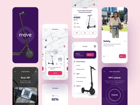 Scooter Rental, E Scooter, App Design, Creative Professional, Global Community, Projects To Try, Electronic Products, Design