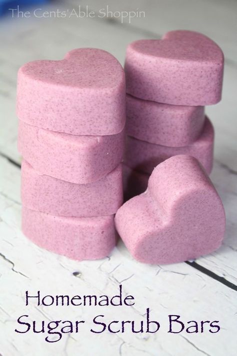 Sugar Scrub Bars Diy, Sugar Scrub Cubes Diy, Diy Sugar Scrub Bars, Sugar Scrub Bars, Peach Christmas, Scrub Bars, Homemade Sugar Scrub, Diy Sugar Scrub Recipe, Sugar Scrub Cubes