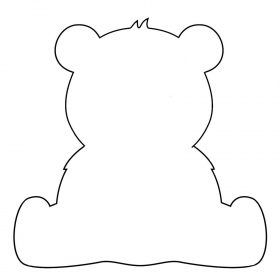 Teddy Bear Templates - Clipart Best 130 Bear Cutout Template, Teddy Bear Template, Quilling Templates, Ear Outline, Bear Template, Placement Cards, Bear Ears, Diy Sewing Pattern, Vector Png