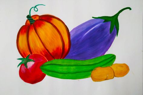 Easy vegetables shading Vegetable Composition, Page Composition, Easy Vegetables, Composition Drawing, Easy Drawings, Composition, Drawings, Quick Saves, Art