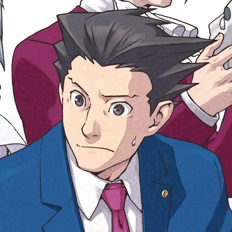 Phoenix Wright, Ace Attorney, Lawyer, Phoenix, Hair