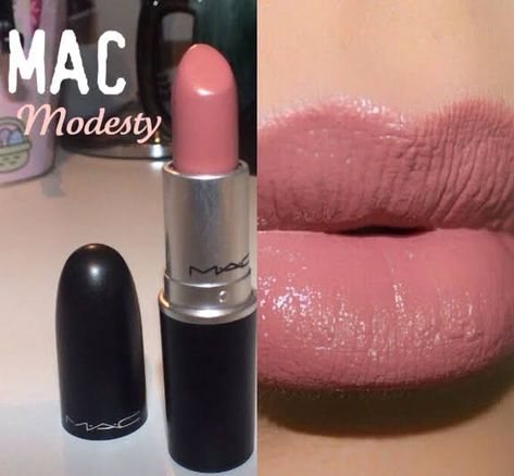 Mac Modesty Lipstick, Mac Modesty, Makeup Artist Tips, Makeup Lipstick, Makeup Inspo, Mac Cosmetics, Makeup Artist, Makeup Looks, Fashion Beauty