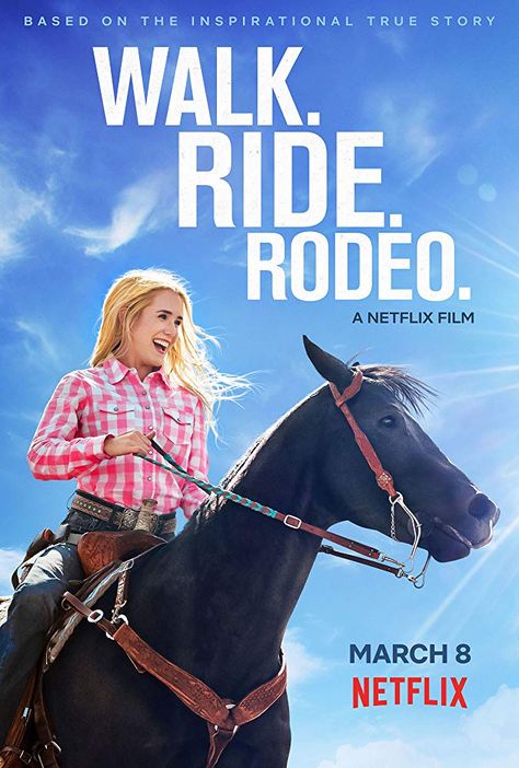 Walk. Ride. Rodeo. 2/6 Walk Ride Rodeo, Rodeo Movies, Amberley Snyder, Netflix Movies For Kids, Bailey Chase, Horse Movies, Film Netflix, The Incredible True Story, Julia Stiles