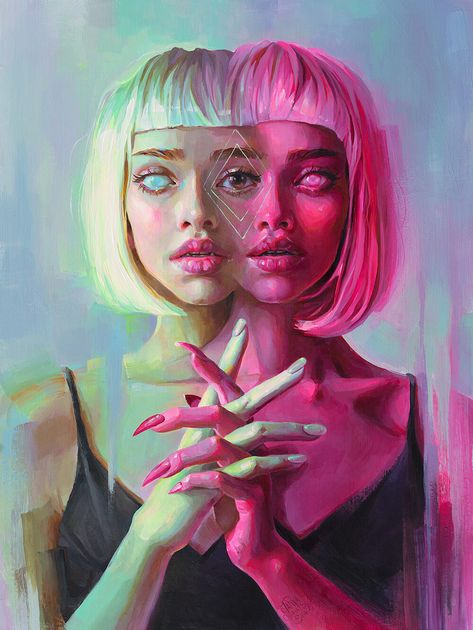 Tanya Shatseva, Digital Art Programs, Photographie Portrait Inspiration, Arte Cyberpunk, Hur Man Målar, Desenho Tattoo, Arte Sketchbook, Art Programs, Art And Illustration