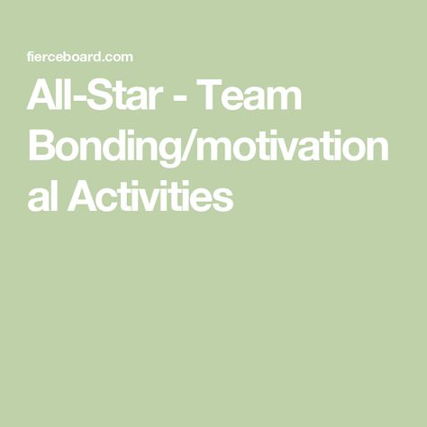 All-Star - Team Bonding/motivational Activities Team Bonding Activities Cheerleading, Cheer Team Bonding, Dance Team Bonding Activities, Cheer Bonding Activities, Cheer Team Bonding Activities, Team Bonding Activities, Motivational Activities, Team Activities, Blowing Up Balloons