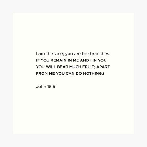 John 15:4, John 1:5, John 15:5, John 15:4-5, Bible Quotes About Peace, John 1:16 Art, John 11:25-26, Spiritual Advice, John 4:14 Living Water