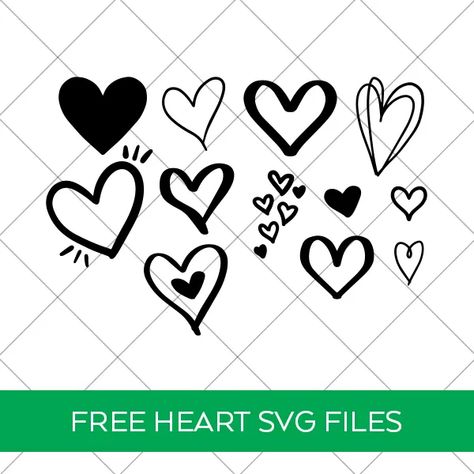 FREE Heart SVG BUNDLE for Valentine’s Day and more! Get all 12 hand drawn designs at Pineapple Paper Co. #heartsvg #valentinesvg #valentinesday #valentinecrafts #cricutvalentines #heartdesign Heart Outline Svg Free Cricut, Free Svg Heart Files For Cricut, Heart Svg Free Cricut, Valentines Svg Files Free, Heart Svg Free, Cricket Maker, Selling Ideas, Valentine Svg Files, Expressions Vinyl