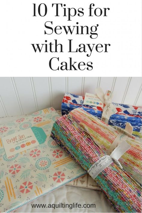 Fabric Canada, Beginner Quilting, Layer Cake Patterns, A Quilting Life, Layer Cake Quilt Patterns, Christmas Quilting Projects, Tips For Sewing, Easy Quilting, Quilting 101