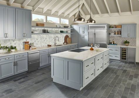 Vinyl Flooring Installation, Kitchen Remodel Countertops, Outdoor Kitchen Countertops, Wood Look Tile, Porcelain Flooring, Counter Tops, Large Kitchen, Outdoor Kitchen Design, Luxury Vinyl Plank