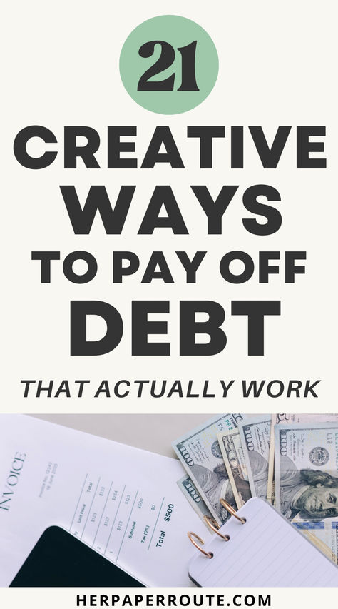 Has debt gotten the better of your time and energy for way too long? Maybe it seems like you’re barely keeping up with what you owe. There’s a way to eliminate debt from your life for good. In fact, there are many ways to become debt-free. Here are 21 creative ways to pay off debt that actually work. Pay Off Debt Quickly, Credit Card Debt Payoff, Paying Off Debt, Help Save Money, Eliminate Debt, Debt Free Living, Money Saving Mom, Saving Quotes, Pay Off Debt