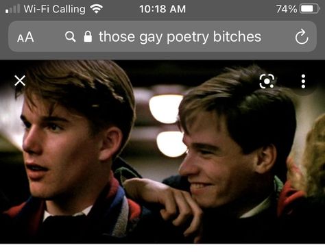 Dead Poets Society Fanart, Gay Poetry, Robert Sean Leonard, Sean Leonard, Oh Captain My Captain, Captain My Captain, Dead Poets Society, Staying Alive, Poets