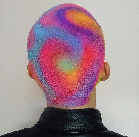 Shaved Head Designs, Shaved Designs, Hair Colour Design, Shaved Hair Designs, Buzzed Hair, Hair Patterns, Bald Hair, Multicolored Hair, Hair Tattoos