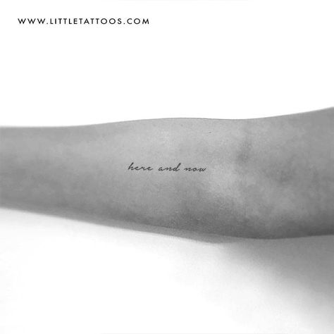 You Are Safe Tattoo, Keep Dreaming Tattoo, Live In The Now Tattoo, Live Your Dreams Tattoo, Life Is Now Tattoo, If Not Now Then When Tattoo, Live Now Tattoo, Set Yourself Free Tattoo, Live Your Life Tattoo