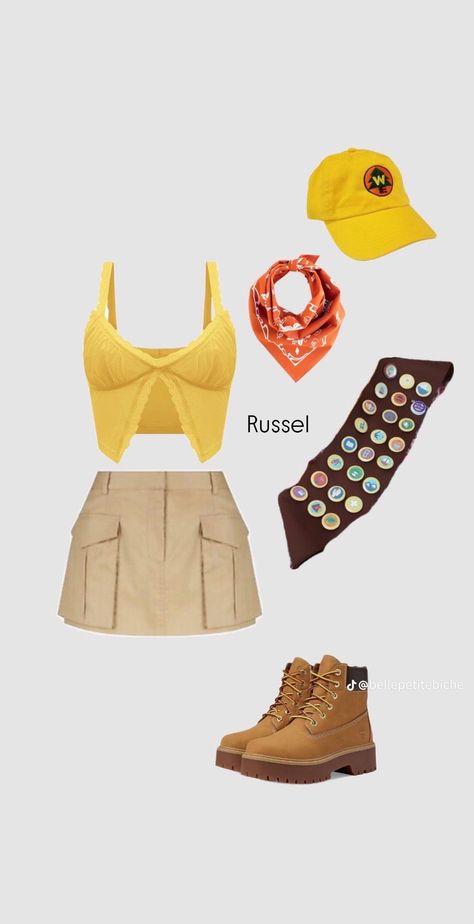 Russel From Up Costume, Easy Disney Costumes, Halloween Fashion Outfits, College Halloween Costume Ideas, College Halloween Costume, Teenage Halloween Costumes, Up Halloween Costumes, Easy Halloween Costume, Classy Halloween Costumes