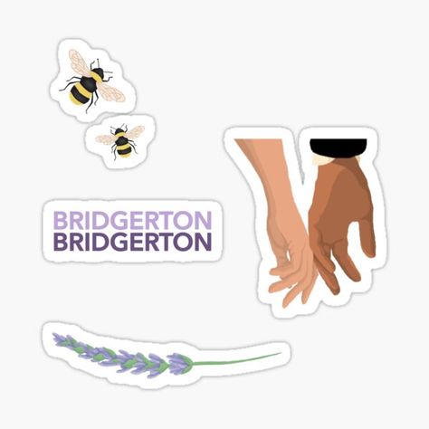 Bridgerton Stickers, Cute Laptop Stickers, Stickers Kawaii, Julia Quinn, Disney Sticker, Stickers For Sale, Reading Journal, Diy Phone, Diy Phone Case