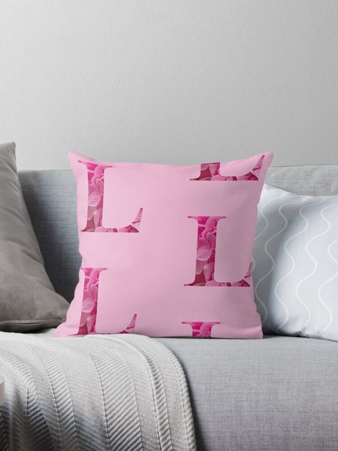 Get my art printed on awesome products. Support me at Redbubble #RBandME: https://www.redbubble.com/i/throw-pillow/Alphabet-Letter-L-in-Pink-Floral-Lettering-Monogram-by-WD-Artist/157510978.5X2YF?asc=u Floral Lettering, Monogram Pillow, Monogram Pillows, Letter L, Pillow Sale, Lettering Alphabet, Pink Floral, My Art, Awesome Products