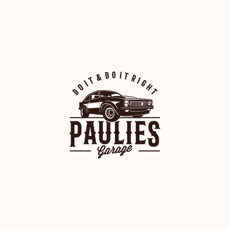 Vintage Car Logo Design, Vintage Mechanic Logo, Mobile Mechanic Logo, Vintage Car Graphic Design, Mechanic Branding, Garage Logo Ideas, Mechanic Logo Design Ideas, Car Business Logo, Car Mechanic Logo