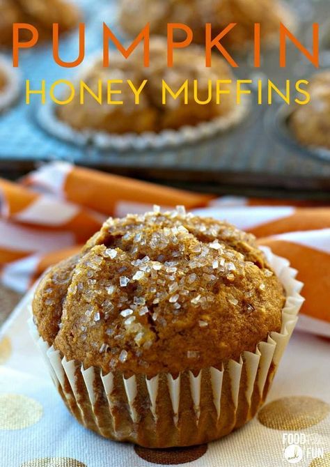 Honey Muffins, Fall Recipes Breakfast, Easy Breakfast Options, Pumpkin Recipe, Brunch Recipe, Baking With Honey, Recipe Breakfast, Fall Recipe, Honey Recipes