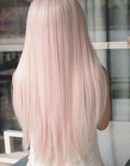 Long Pink Hair, Light Pink Hair, Pastel Pink Hair, Blonde With Pink, Hair Color Pastel, Light Hair Color, Women's Hairstyles, Hair Color Pink, Trendy Hair Color