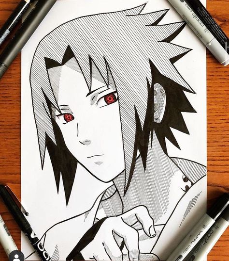 Itachi Drawing Sketch, Sasuke Drawing, Naruto Drawings Easy, Uchiha Sharingan, Artwork Pencil, Wallpaper Artwork, Naruto Painting, Naruto Sketch Drawing, Naruto Sketch