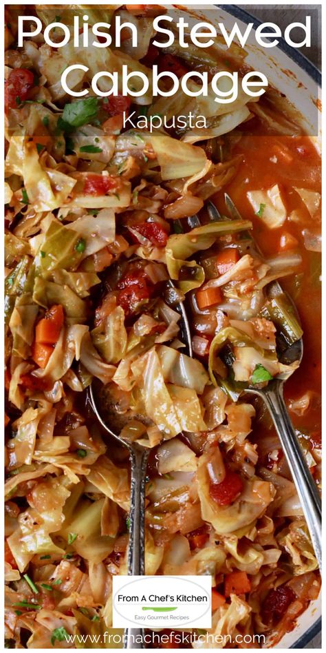 Cabbage And Stewed Tomatoes, Cabbage Sausage Tomato Recipes, German Cooked Cabbage Recipes, German Cabbage Salad, Meatless Cabbage Recipes, Stewed Cabbage Recipes, Cabbage And Tomatoes Recipes, Stewed Cabbage Southern, Cabbage Goulash Recipes