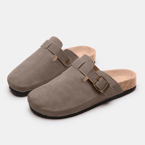 Comes in 6 colors: Suede Closed Toe Buckle Slide. #slide #slideshoes #slippers #fashion #fashionstyle #fashionblogger #instyle #trending #closet #cloaetgoals #shoes Sports Team Apparel, Suede Texture, Summer Clearance, Long Sleeve Outerwear, Team Apparel, Suede Shoes, Country Girls, Casual Jeans, Effortless Style