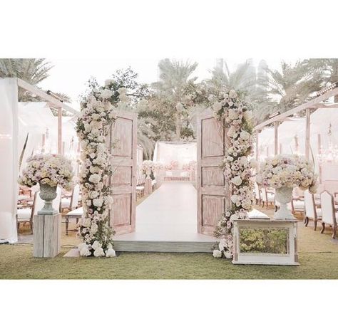 Wedding Aisle Outdoor, Diy Outdoor Weddings, Wedding Aisle Decorations, Wedding Entrance, Outdoor Wedding Decorations, Aisle Decor, Wedding Stage, Wedding Aisle, Wedding Goals