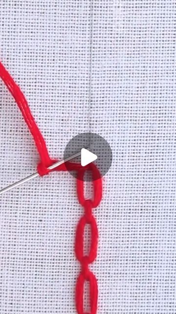 Cable Stitch Embroidery, Cable Chain Stitch, Chain Stitch Tutorial, Chain Stitch Embroidery, Stitch Tutorial, Border Embroidery, Cable Stitch, Chain Stitch, Cable Chain