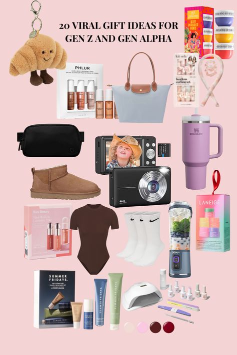 20 viral gift ideas for the Gen Z and Gen Alpha Person in your life Gifts For Gen Z Girl, Gifts For Gen Z, Gen Z Gift Ideas, Gen Z Gifts, Holiday Gift Guide 2024, 2024 Gift Guide, Gift Guide 2024, Christmas Gift Ideas 2024, Ugg Ultra Mini Boots