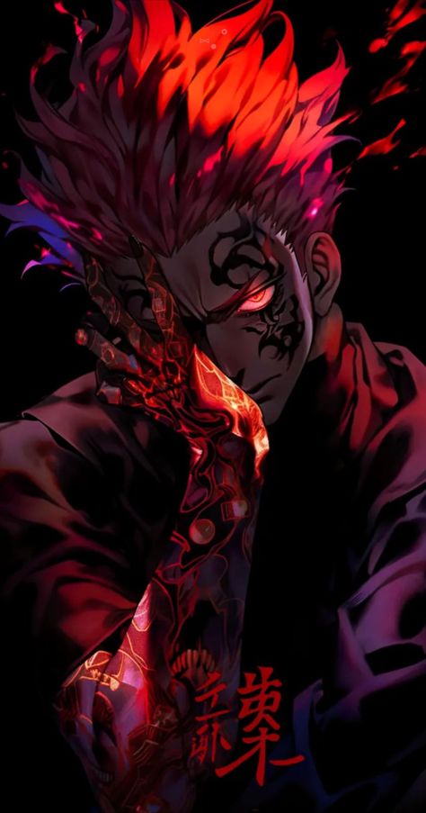 【Ryomen Sukuna from Jujutsu Kaisen】 ⁀➷ Wallpaper ✪ Sukuna Wallpaper 4k Ultra Hd Desktop, Sukuna Wallpaper, Jujutsu Kaisen Wallpaper, Jjk Art, Android Wallpaper Art, Anime Backgrounds, Glowing Art, Yuji Itadori, Cool Anime Backgrounds