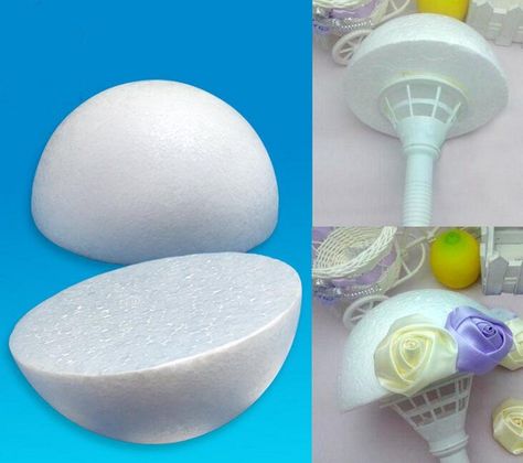 WellieSTR 1piece Large Half Round Solid Polystyrene Foam Balls for Christmas Wedding Modelling Kids Craft 20inch(50cm), #Ad #AD, Fine Craft, Foam Crafts, Flower Pins, Model Making, Ornaments Diy, Christmas Wedding, Sewing Stores, Projects For Kids, Things To Buy